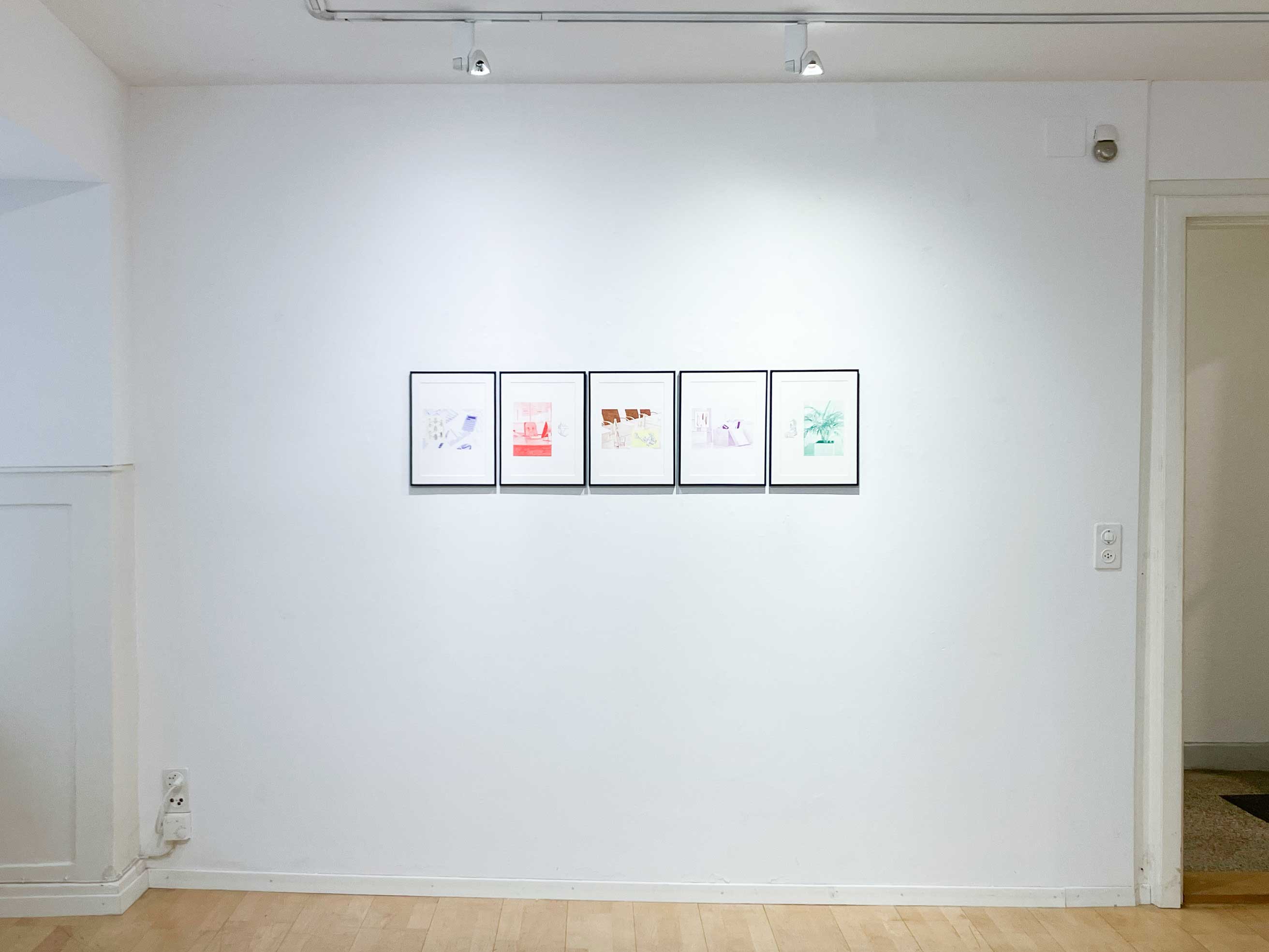 installation view from drawings