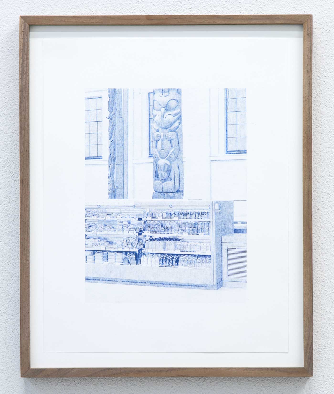 framed drawing